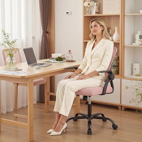 DUMOS Office Desk Chair, Lumbar Support Mesh Home Chair