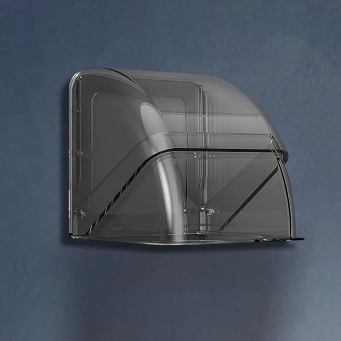 The In Protection A Fully Weather Resistant Outdoor Electrical Outlet Enclosure Featuring A Sturdy Build And Practicality(Transparent Black)