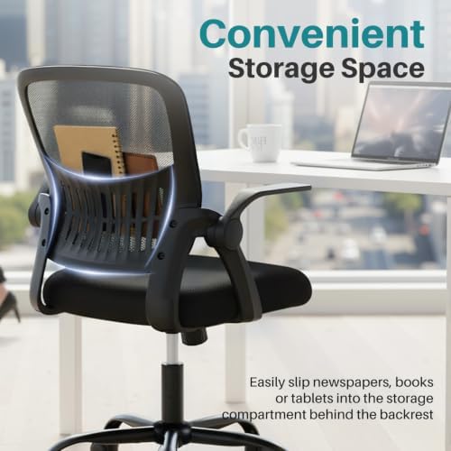OLIXIS Ergonomic Office Desk Chair, Mid-Back Executive Computer Chair