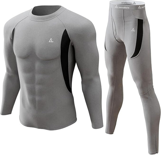CL convallaria Thermal Underwear Long Johns Set Mens Winter Gift Hunting Gear Sport Base Layer Bottom Top