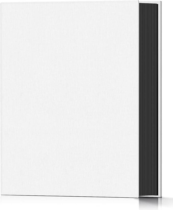 Popotop Photo Album 4x6 200 Pockets for Wedding Gifts,Linen Hardcover Picture Albums for Family Anniversary Baby Vacation Pictures