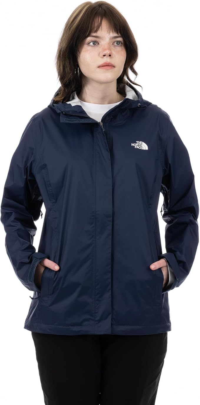 THE NORTH FACE Women's Venture 2 Waterproof Hooded Rain Jacket | Raincoat With Breathable Dryvent 2.5l Fabric, Pit-zips