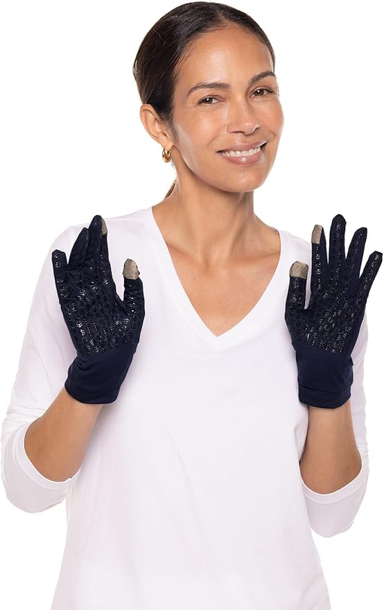 Coolibar Full Finger UV Sun Gloves - UPF 50+ Sun Protection - Gannett