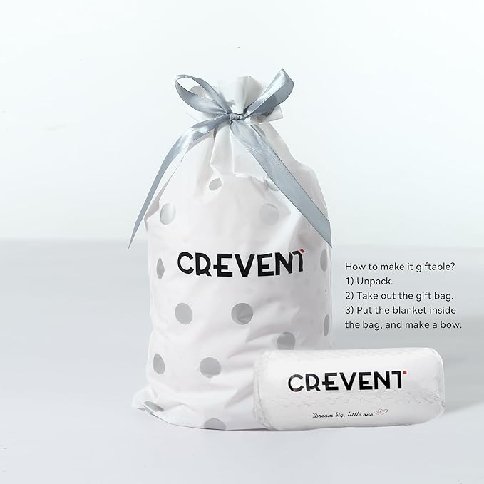 CREVENT Minky Baby Blanket for Girls Boys, Soft Plush Receiving Blanket for Newborns - 30x40 Inches (Animal)