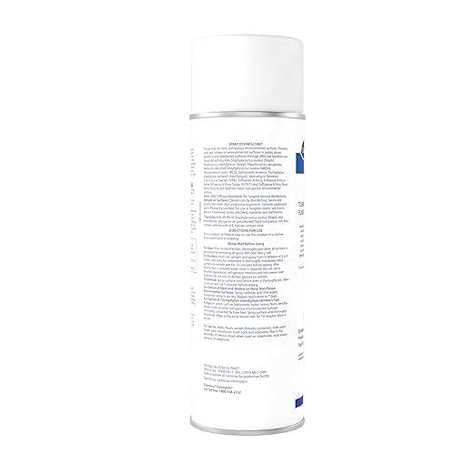 Diversey 04832 End Bac II Spray Disinfectant, Eliminates Odors & Prevents Mold & Mildew, Fresh Scent, Aerosol, 15-Ounce (Pack of 12)