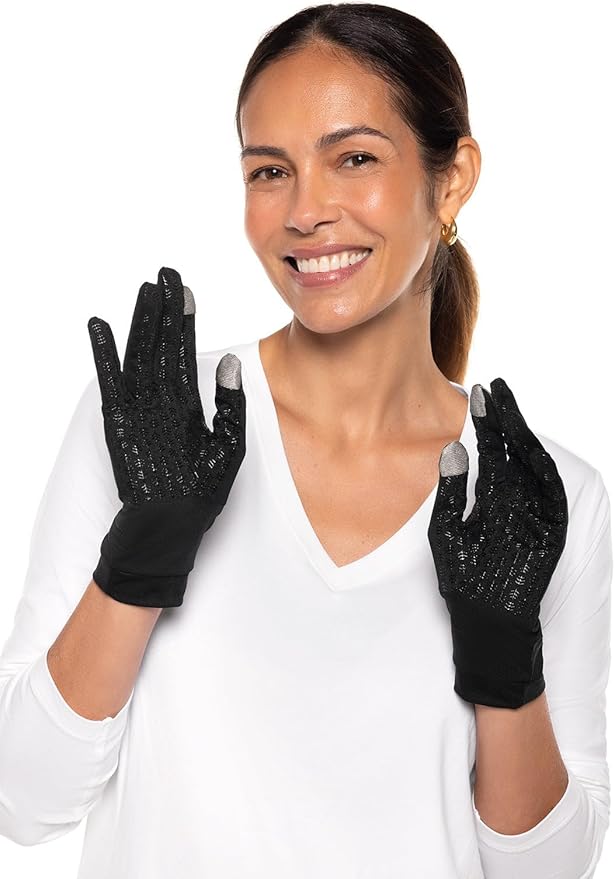 Coolibar Full Finger UV Sun Gloves - UPF 50+ Sun Protection - Gannett