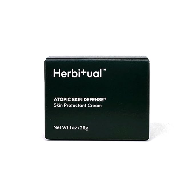 Herbitual Eczema Relief Balm – Soothing Moisturizer for Face & Body, Dry & Sensitive Skin Barrier Protectant Cream, Flare-Up Treatment for Itchy, Irritated Skin, Steroid & Fragrance-Free