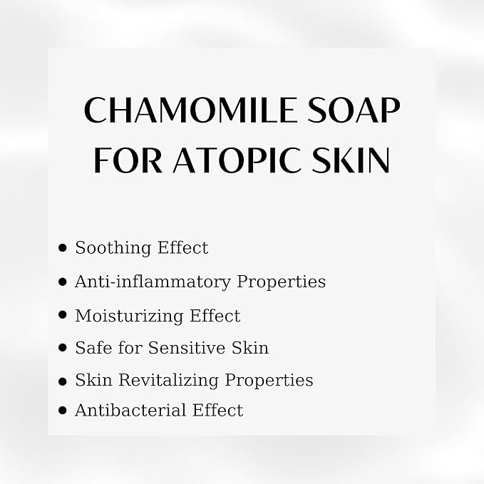 Organic Bar Soap Moisturizing Soap Made from Natural Oil | Hair Hand Face Body Bath Wash | Skin Care Cleanser Shampoo (Daisy)