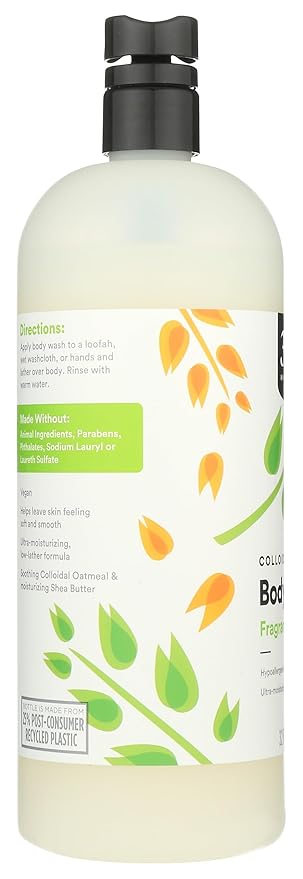 365 by Whole Foods Market, Body Wash, Colloidal Oatmeal, Fragrance Free, 32 Fl Oz