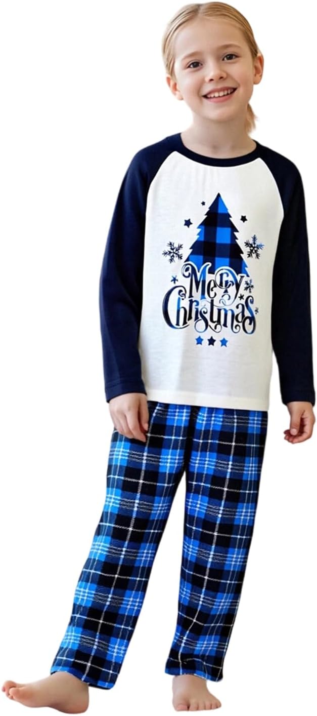 Christmas Family Pajamas Matching Sets, Matching Christmas Pjs For Family and Dog, Holidays Jammies Family Pjs Set