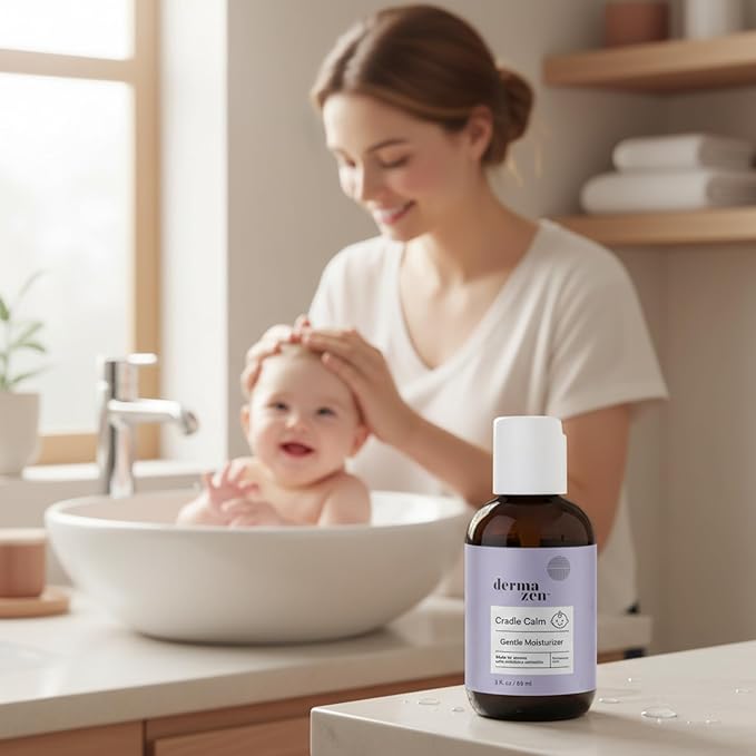 Dermazen Cradle Calm Holistic Cradle Cap Treatment Skin Moisturizer - 3oz
