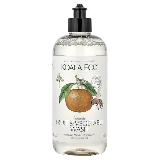 Koala Eco Fruit & Vegetable Wash - with Australian Mandarin Essential Oil - 16oz