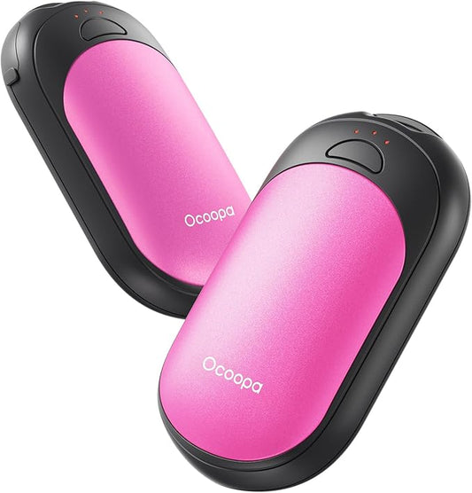 OCOOPA Magnetic Hand Warmers Rechargeable 2 Pack, UL Safety Heat 100-126°F, 3-Settings, Pocket-Sized, Max. 8 Hrs Long Lasting,Great for Raynauds, Golf, Hunting, Camping, Gifts for Men Women, UT3 Lite