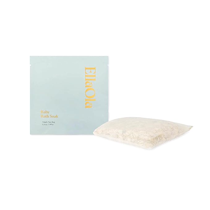 Oatmeal Bath Soak for Babies Kids & Adults - Baby Bath Tea Soaks Made with Prebiotics to Relieve Dry, Itchy, Eczema Prone Skin While Gently Cleansing, Fragrance Free I 1 Bath Tea Soak