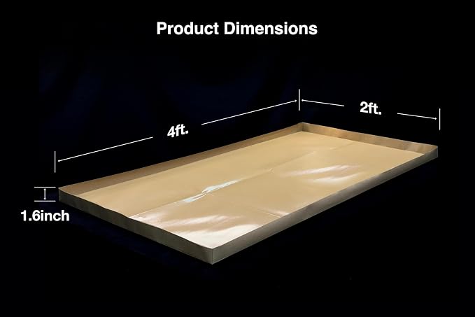 GuineaLoft™ Original Thick Disposable Bottom (4x2ft) (4-Pack) | Disposable Kraft Paper Cage Liner, Thick, Sturdy, Reusable, Water-Resistant - Visit the GuineaLoft Store for More