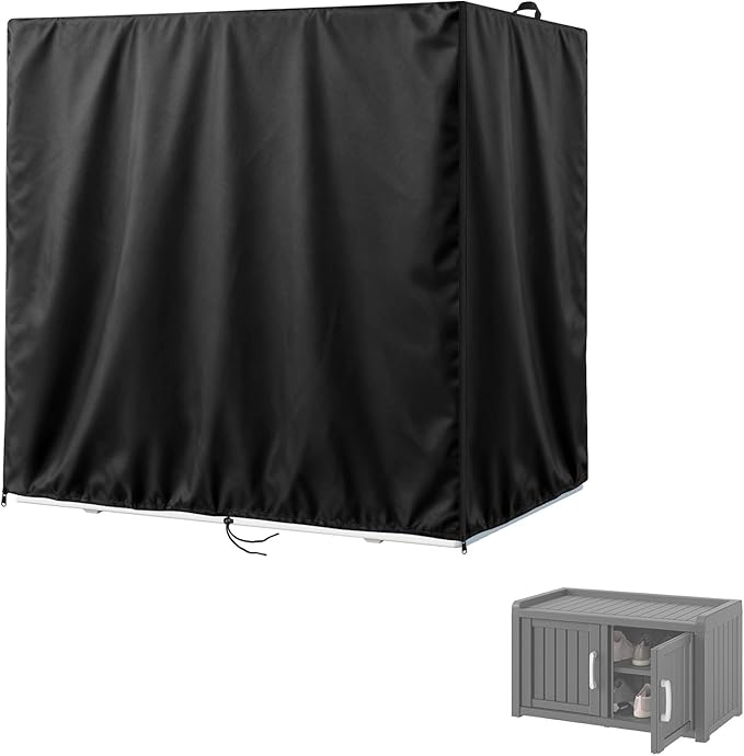 Kasla Storage Cabinet Cover, Outdoor Chest Storage Waterproof Cover, Weatherproof Cabinets Covers for Kitchen Patio Garden Backyard - 32"Lx17"Wx18"H