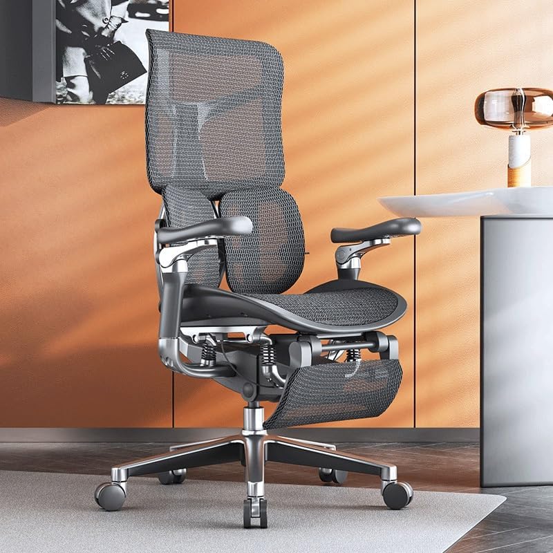 VIDI Ergonomic Chair Net, Executive Home Office, with Waist Support, Backrest