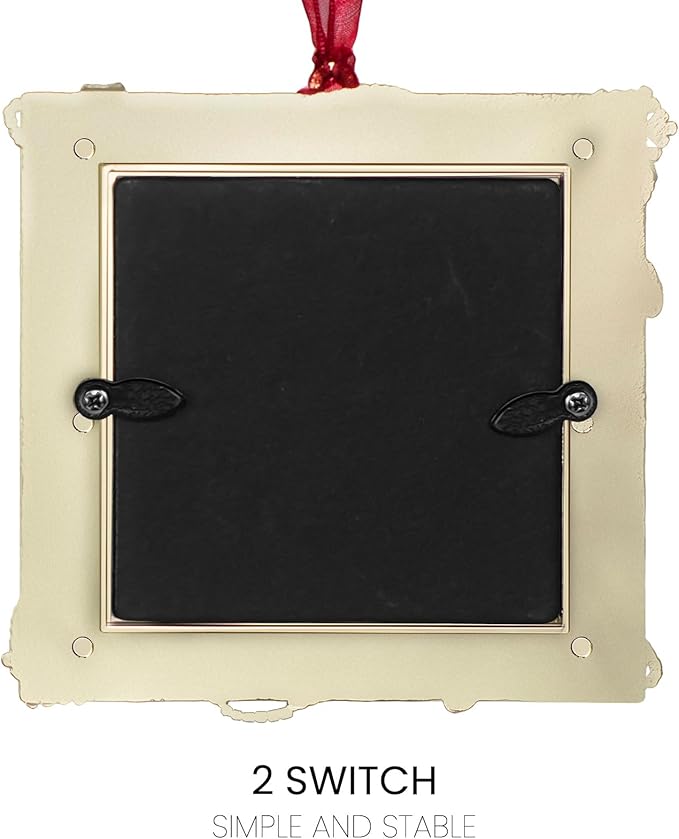 LARAINE Picture Photo Frame Christmas Metal 2025 Christmas High Definition Glass Display Pictures for Tabletop Home Decorative Holiday Gift