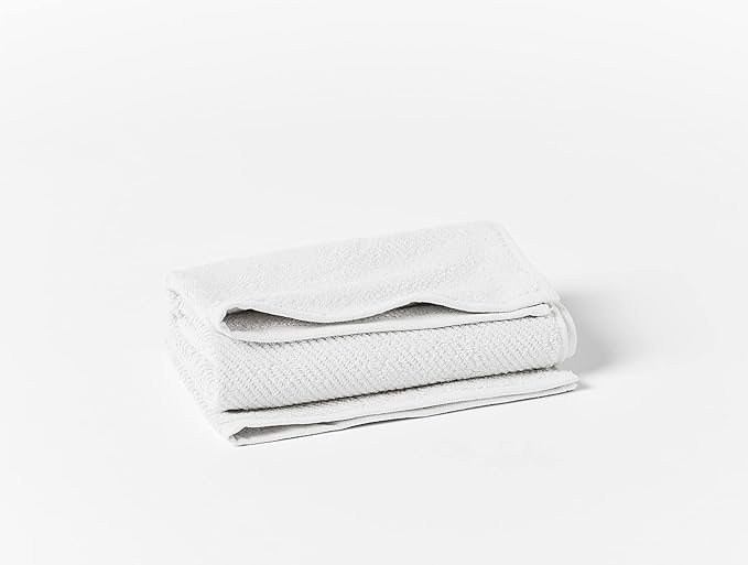 Coyuchi Air Weight Organic Towels, Hand Towel - Alpine White (20" x 40")