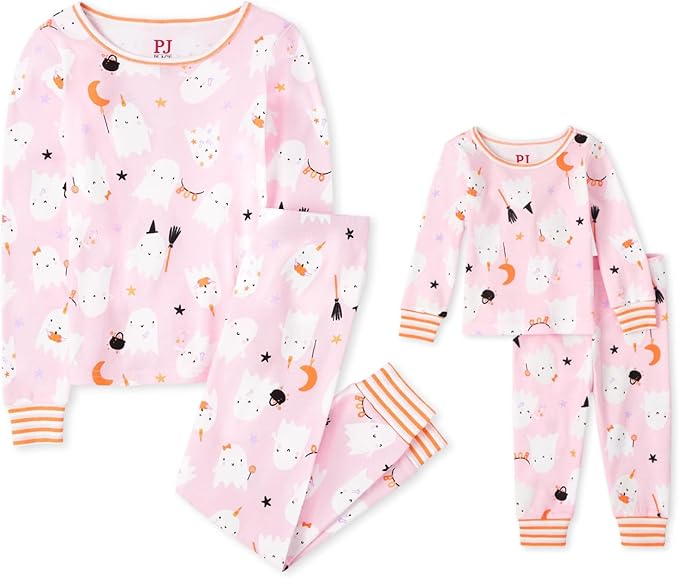 The Children's Place unisex-baby And Kids, Sibling Matching, Holiday Pajama Sets, Cotton