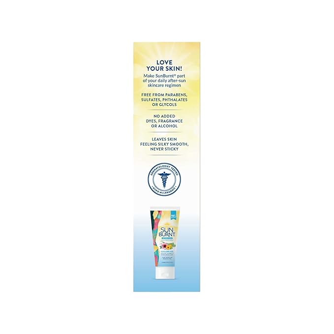 Sunburnt EMCW9 Ultra Hydrating Aloe Vera Gel 6 Ounce,Clear,SUNB21006 (Pack of 2)
