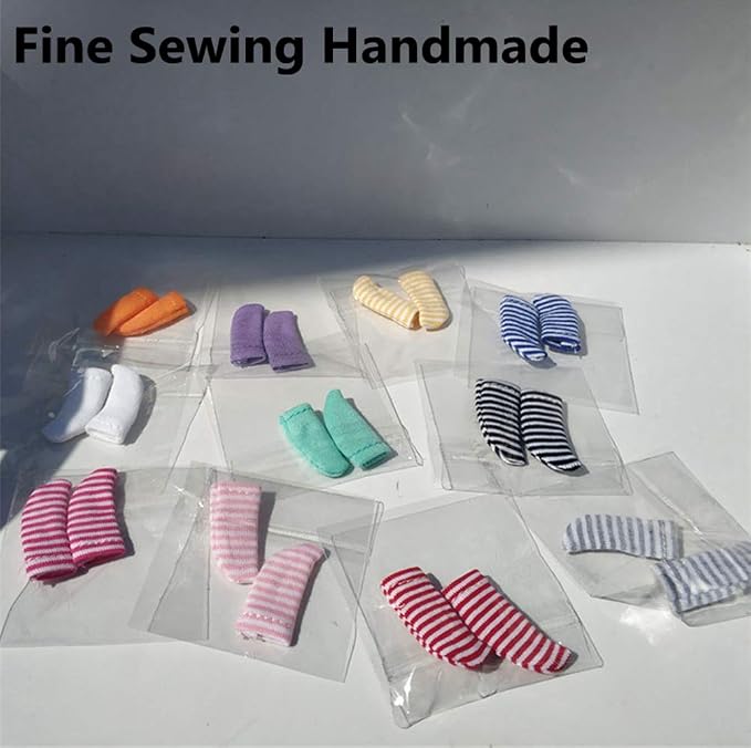 3 Pairs Handmade Tiny Socks for Hedgehog Hamster Small Animal Stretchy Socks Nail Care Hedgehog Clothes Apparel Accessories for Photo Prop Christmas Party Birthday Pet Shows Cosplay (3 Pairs)