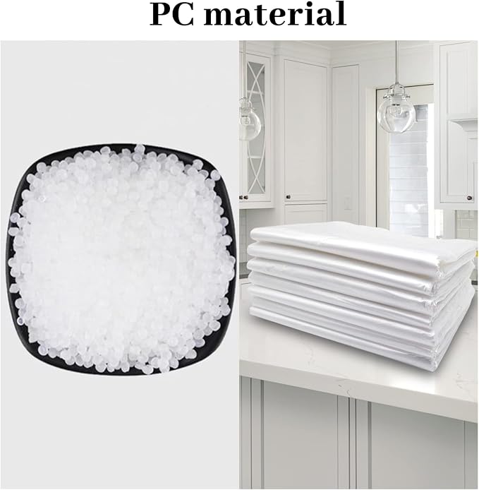 kathson 100 pcs Rabbit Cage Liners Disposable Large Plastic Mat Films for Bunny Guinea Pigs Chinchillas Rats Hamsters Hedgehogs and Other Small Animals 37"×27"