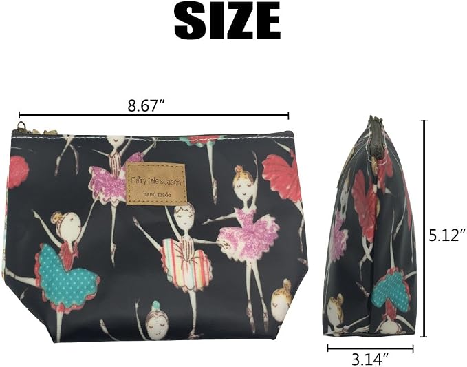 Hunger Ballet Girl Make-Up Cosmetic Tote Bag Carry Case, 14 Patterns (P11417010)