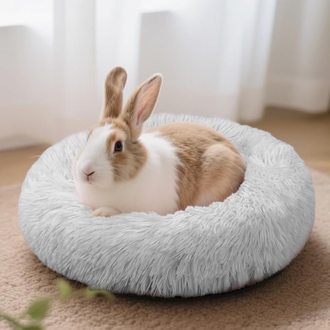 Bunny Bed Large Rabbit Hideout Soft & Comfortable | Small Animal Bedding, Cozy Bed Mat, Warm Hideaway, Cage Accessories for Guinea Pig