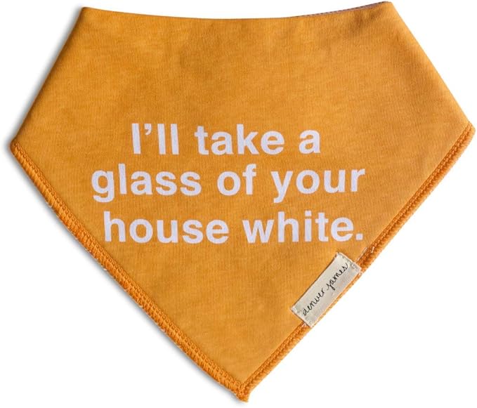 Denver James Bandana Feeding Drool Baby Bib I Soft Organic Cotton I Fleece Back