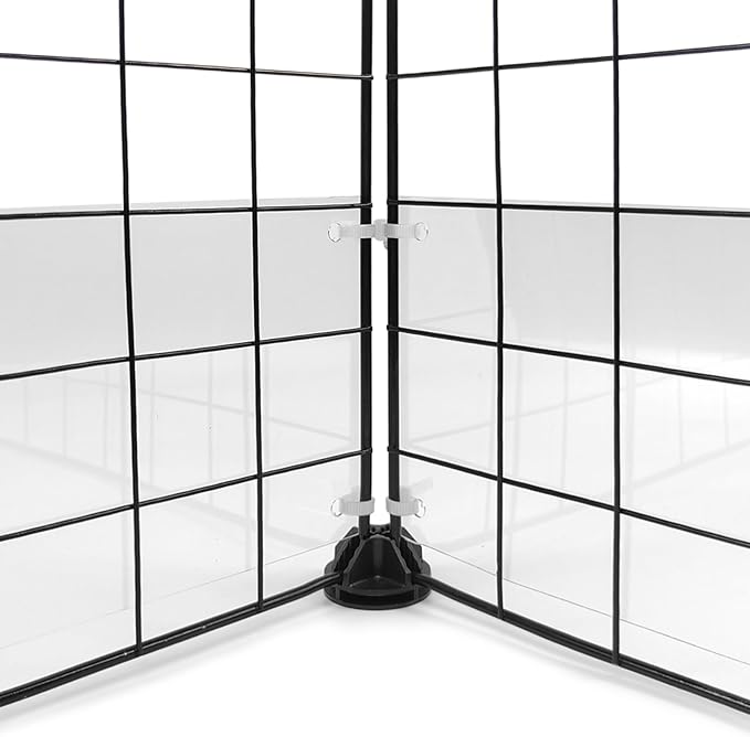12 Pcs Cage Guard 13.8"x4.7" with Zip Ties Scatter Guard Clear | Cage Liner Flexible Side Lining for Rabbit Guinea Pig C&C Metal Wire Playpen