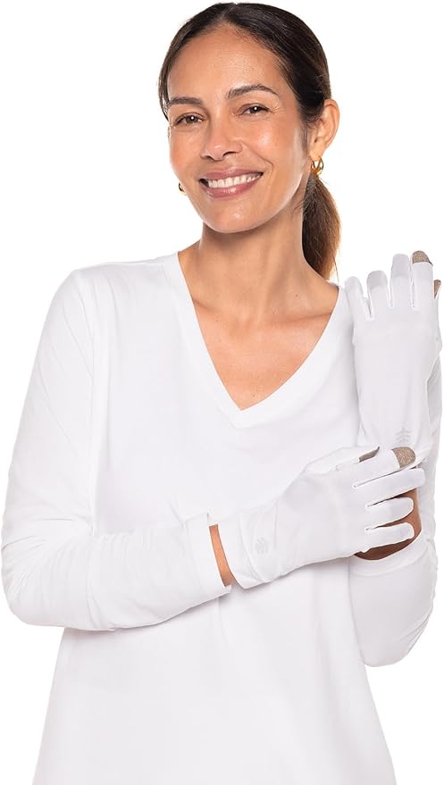 Coolibar Full Finger UV Sun Gloves - UPF 50+ Sun Protection - Gannett
