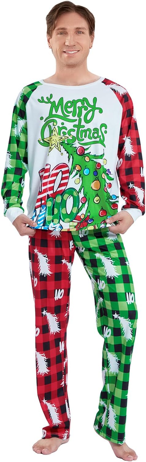 Christmas Pajamas for Family Matching Family Christmas Pajamas Set PJS Holiday Xmas Family Jammies Sleepwear