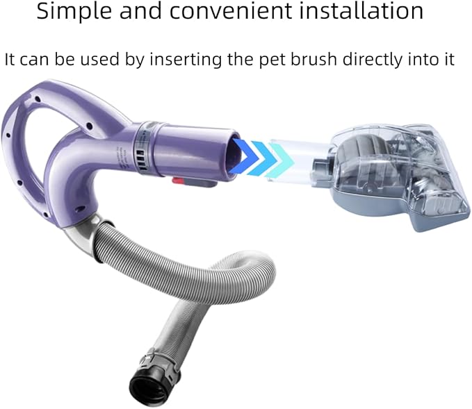 Upgraded Pet Hair Power Brush Tool Attachment for Shark Navigator Lift-Away Deluxe Upright NV360 NV350 NV352 NV356E NV370 NV22L UV420 UV410 UV440 Vacuum Replacement Parts Numbers 119FFJ Gray