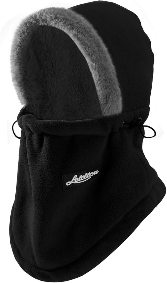 Balaclava Ski Mask for Women Winter Fleece Windproof Face Mask Neck Warmer Scarf Helmet Hood Outdoor