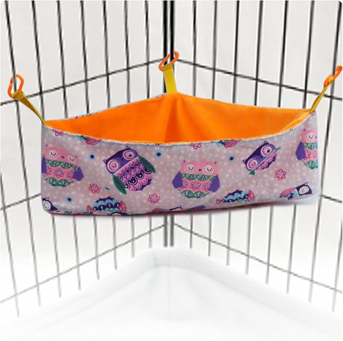 Sugar Glider Toy Box - Hanging Hammock for Cage, Accessories, Small Animal Dig Box