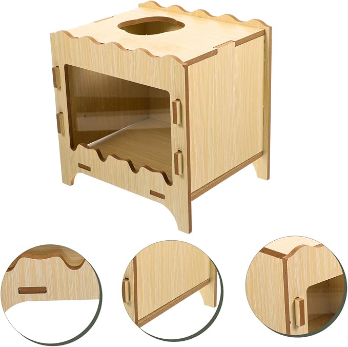 BESPORTBLE Hamster Digging Box Interactive Hiding Toy for Small Pets Durable Design with Multiple for Fun Comfortable Hideout for Hamsters and Gerbils