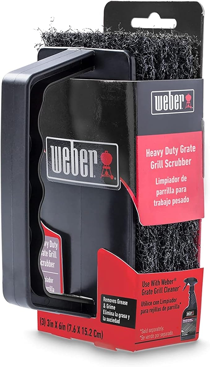 Weber Scubber Grill Grate Scrubber, Black (Pack of 6)