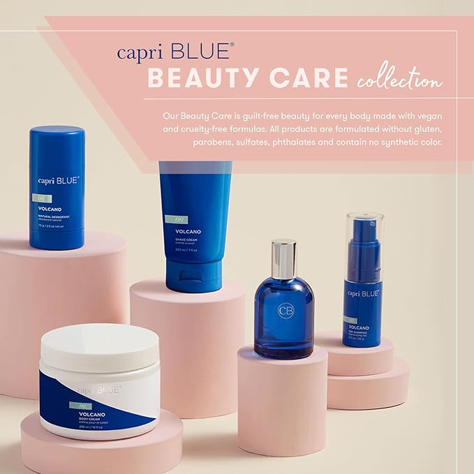 Capri Blue Hand Wash Soap - Liquid Luxury Hand Soap - Tropical & Fruity Scented Moisturizing Wash - Refillable Pump Bottle - No Added Gluten, Parabens, or Sulfates (Volcano, 7.75 fl oz)