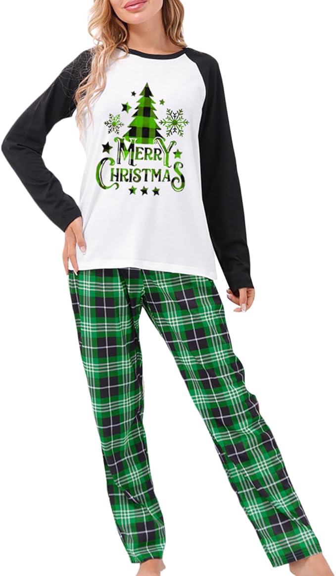 Christmas Family Pajamas Matching Sets, Matching Christmas Pjs For Family and Dog, Holidays Jammies Family Pjs Set