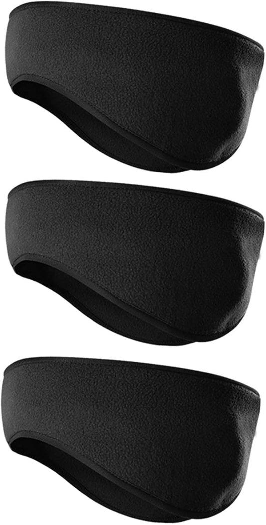 JOEYOUNG Fleece Ear Warmers for Men Women Kids - Winter Headband Ear Muffs Ear Covers for Cold Weather Running Cycling Ski
