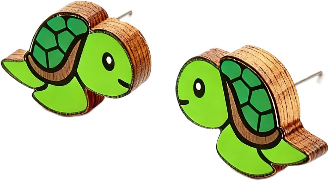 Wooden Stud Earrings for Women Hypoallergenic Jewelry Gifts for Women