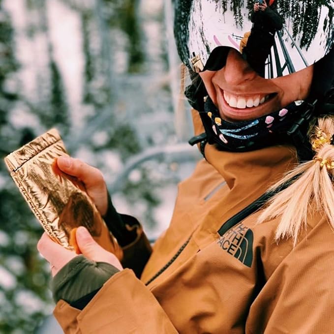 PHOOZY Apollo Thermal Phone Case | Insulated Phone Pouch Extends Battery Life 3X in Freezing Weather | Cold Resistant Drop Protection | Military Grade Water Resistant | Medium | Gold
