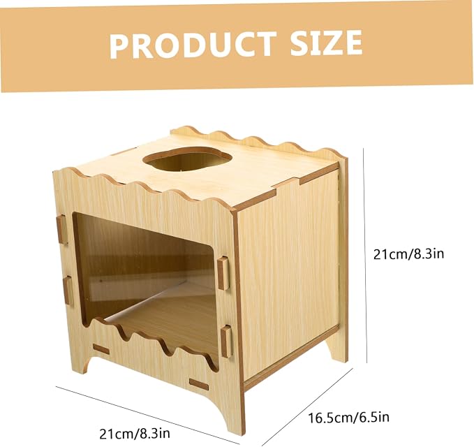 Real Hamsters Toys Fun Digging Nest Box Creative Hamster House Pet Toy