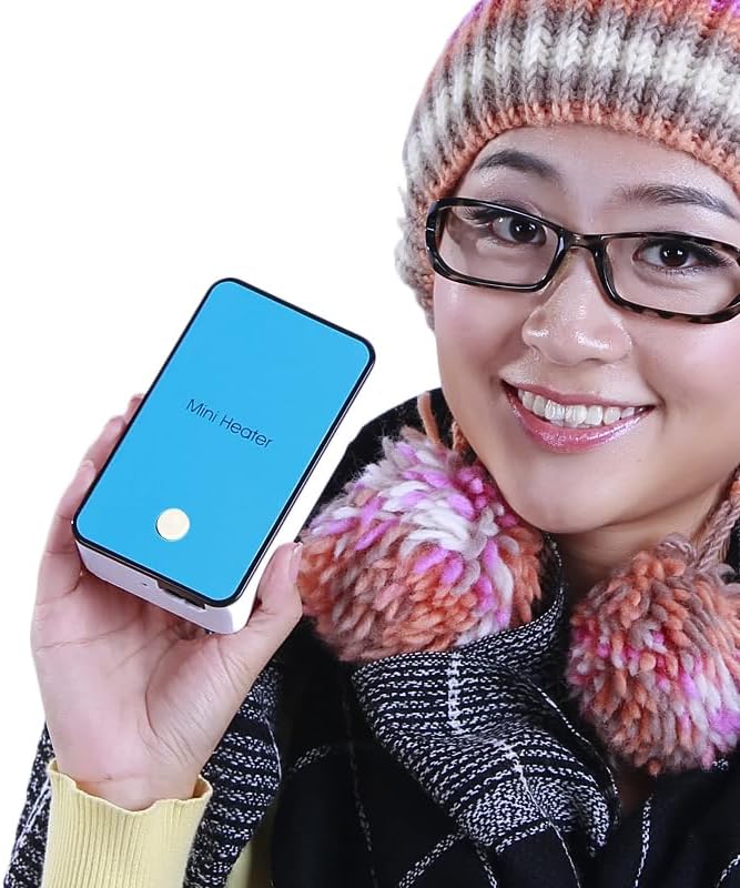 Safety Energy-saving Heater Mini Portable Room Office Desktop Electric Fan Heater Air Warmer Blue