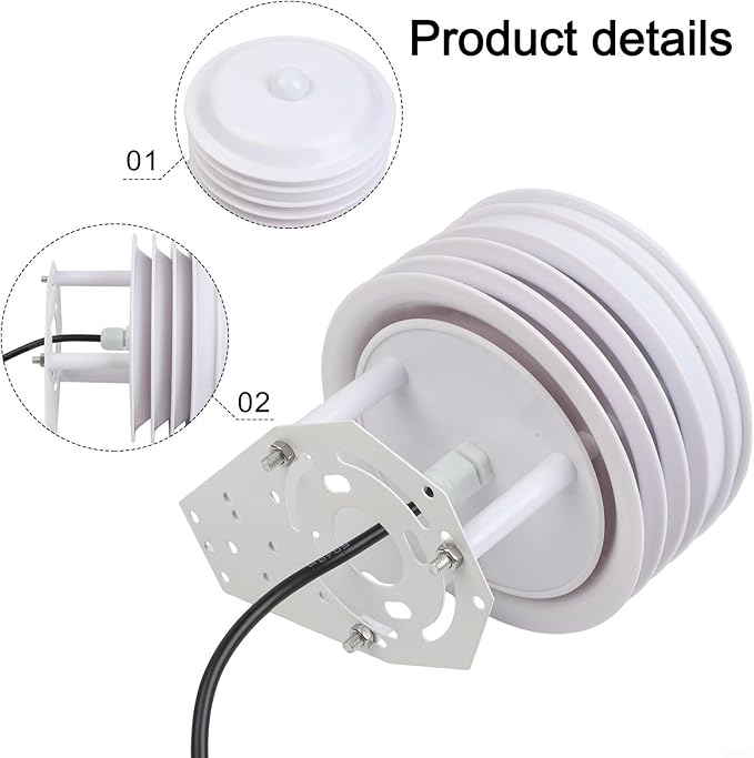 A Reliable Solution ABS Cover Providing Necessary Protection Against Environmental Elements For Weather Stations(Light intensity)