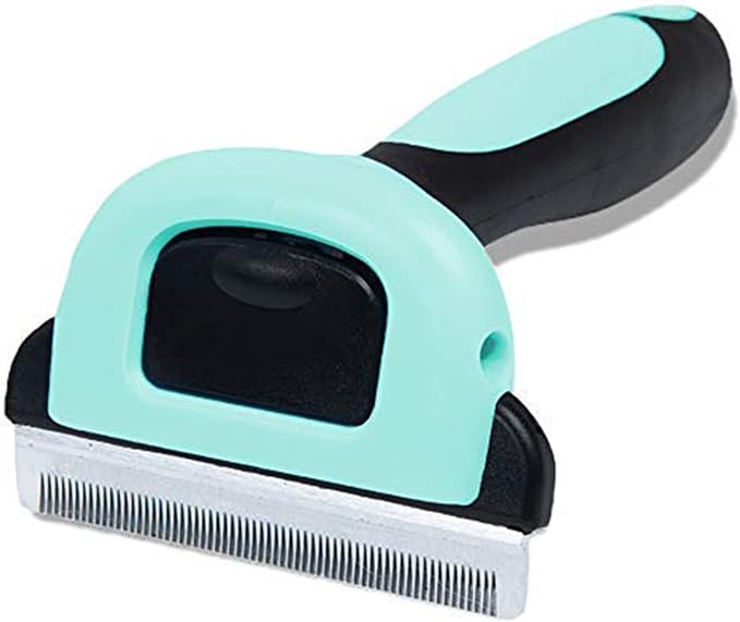 SunGrow Dog & Cat Deshedding Brush, Minimizes Shedding, Enhances Coat Health, Gentle on Skin, Suitable for Rabbits & Ferrets