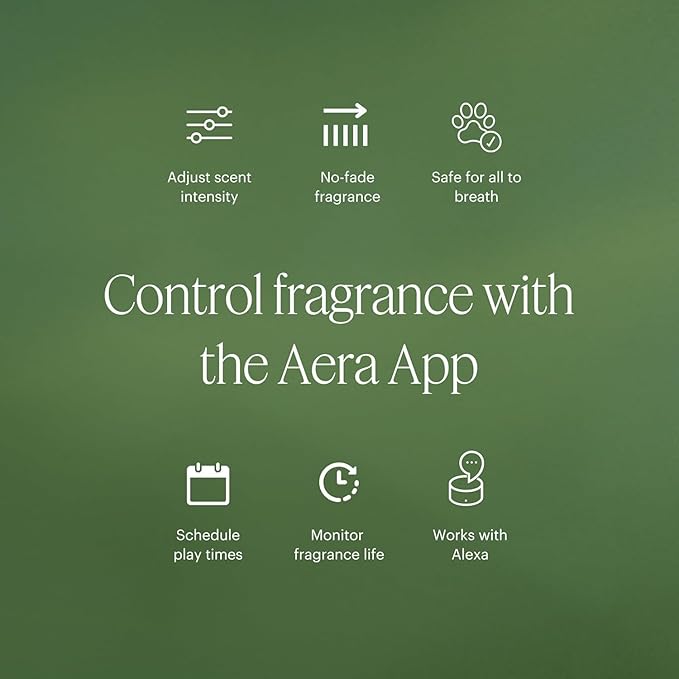 AERA Mini Zephyr - Essential Oil for Home-Simple and Minimal Fragrance - Notes of Lotus Petals Sandalwood and Lily of The Valley - Scent Refill - Capsule Size Works with Mini Diffuser