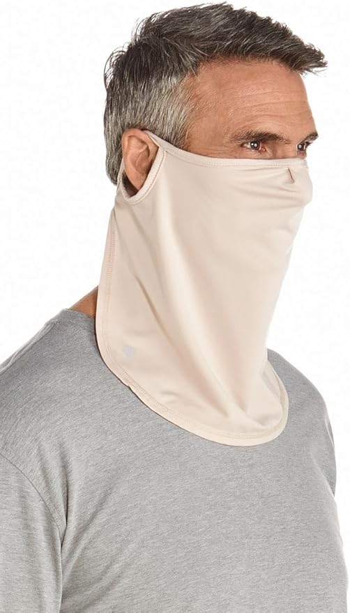 Coolibar UV Face Shield - UPF 50+ Sun Protection - Crestone in Beige