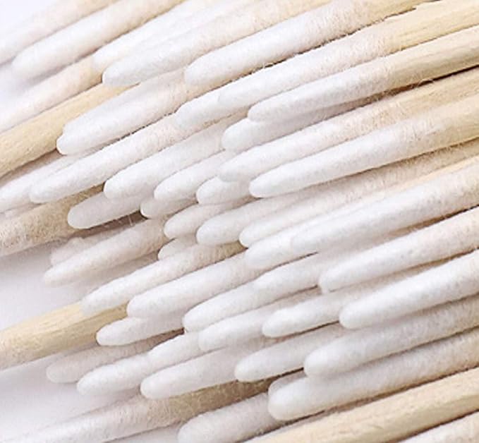 1600 pcs 2.75 Inch Pointed Cotton Swabs Precision Microblading Cotton Tipped